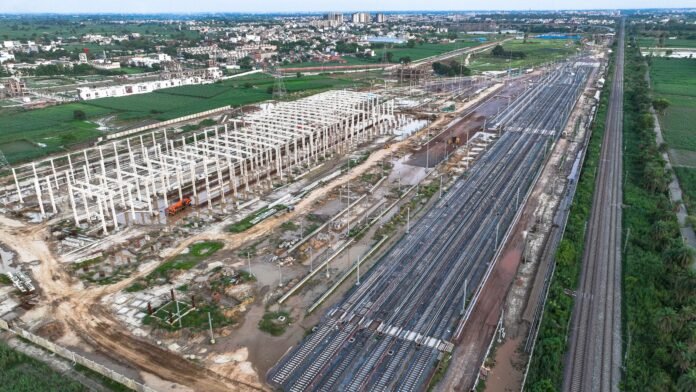 Construction work for the second Namo Bharat depot