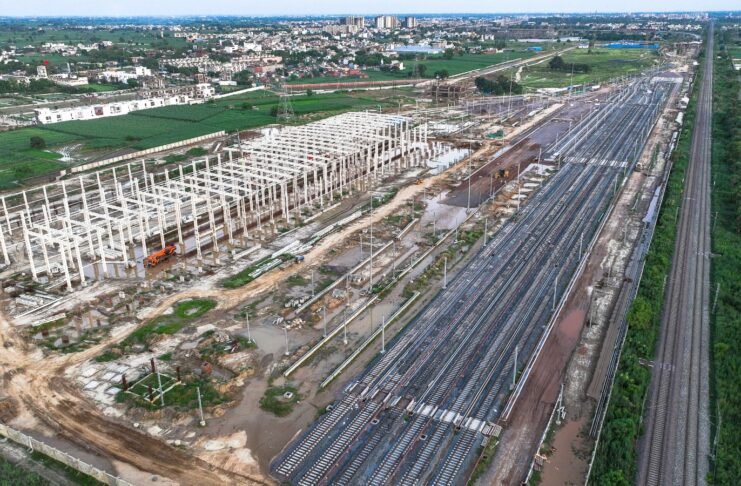 Construction work for the second Namo Bharat depot