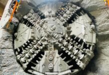 TBM Peacock Breakthrough at Kodambakkam Ramp on Line 4