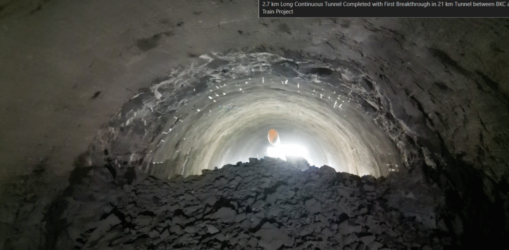 Bullet Train Project Progresses with 1st Tunnel Breakthrough in Ghansoli 4 Screenshot 2025 07 11 123115