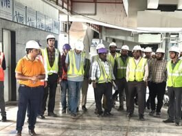 Bhopal Metro: MPMRCL MD Inspects AIIMS -  D.R.M Section of Orange Line
