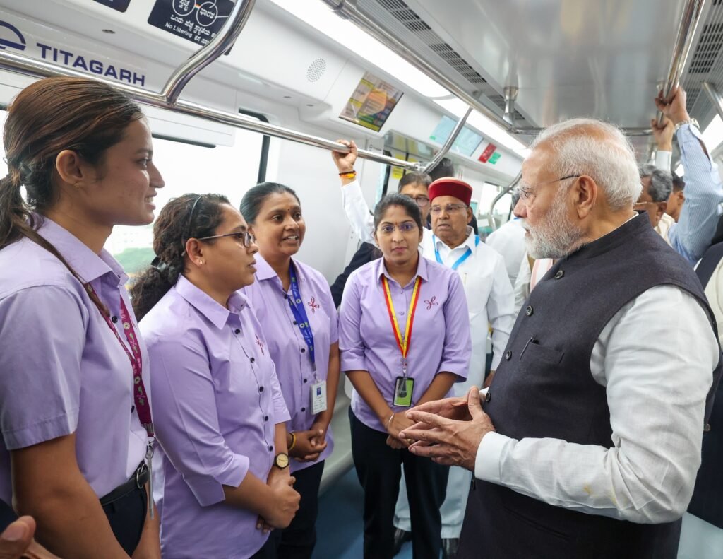 PM Modi Inaugurates Bangalore Metro’s Yellow Line 2 Gx mMJrXMAADDNE
