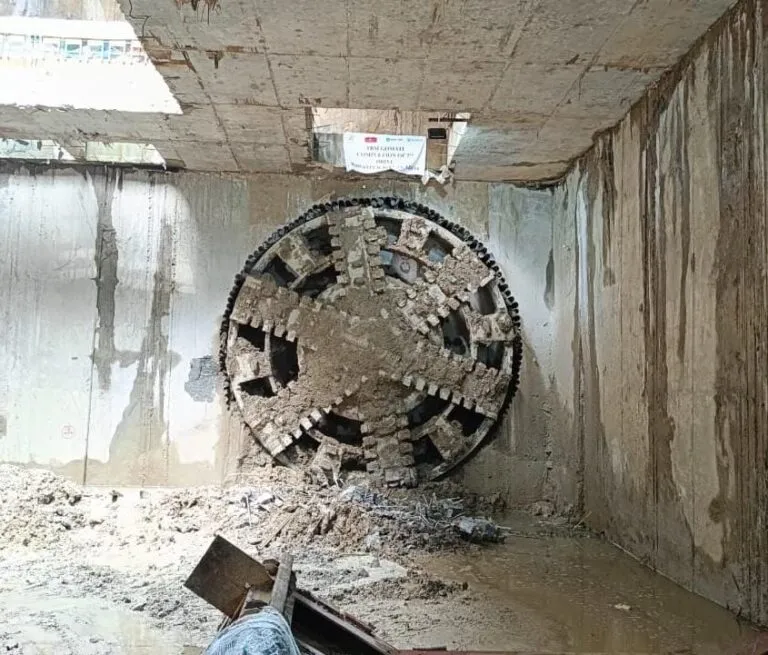 TBM Gomati Achieves 2nd Breakthrough for Kanpur Metro Line-2 TBM Gomati Achieves 2nd Breakthrough for Kanpur Metro Line-2