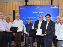 DMRC & Alstom Sign Agreement for Train Maintenance Contract of Delhi Metro