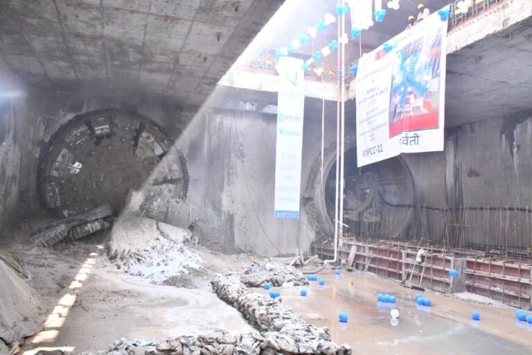 TBM Parvati Achieves Breakthrough at Kakadeo Station of Kanpur Metro Line 2