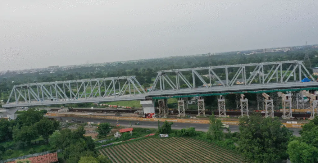 Mumbai - Ahmedabad Bullet Train Project: 9th Steel Bridge Completed in Gujarat 2 Screenshot 2025 09 06 152449
