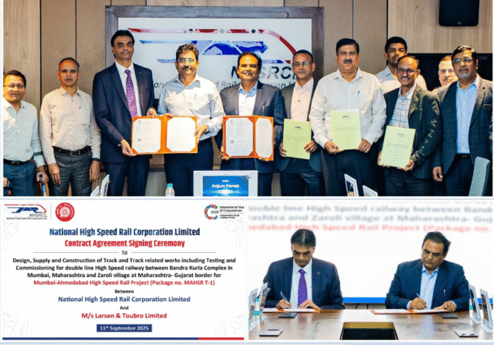 NHSRCL & L&T Signs Agreement for Package T-1 of Bullet Train project