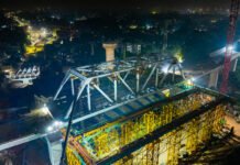 10th Steel Bridge Launched for Mumbai-Ahmedabad Bullet Train Project