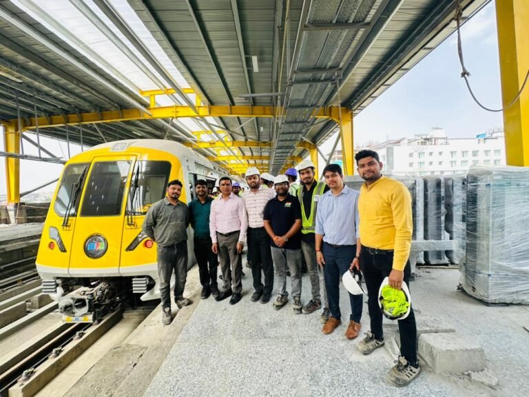 Indore Metro: Trial Run Conducted from SC03 to Malviya Nagar Chauraha Station of Yellow Line