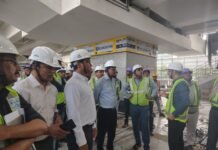 MPMRCL MD Inspects Indore Metro’s Priority Corridor  MPMRCL MD Inspects Indore Metro’s Priority Corridor