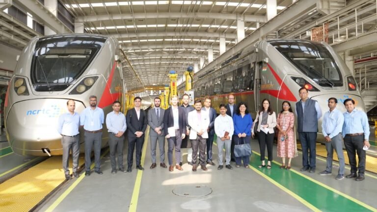 Spanish Business Delegation Visits Delhi-Meerut Namo Bharat Corridor