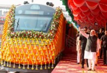 PM Modi Flags Off 4 New Vande Bharat Express Trains PM Modi flags off 4 new Vande Bharat Trains