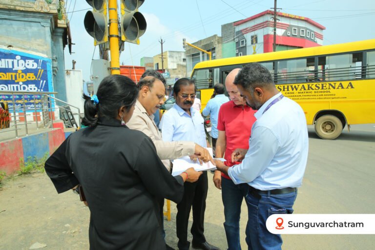 AIIB Delegation Inspects Chennai Metro Phase 2 Project Sites