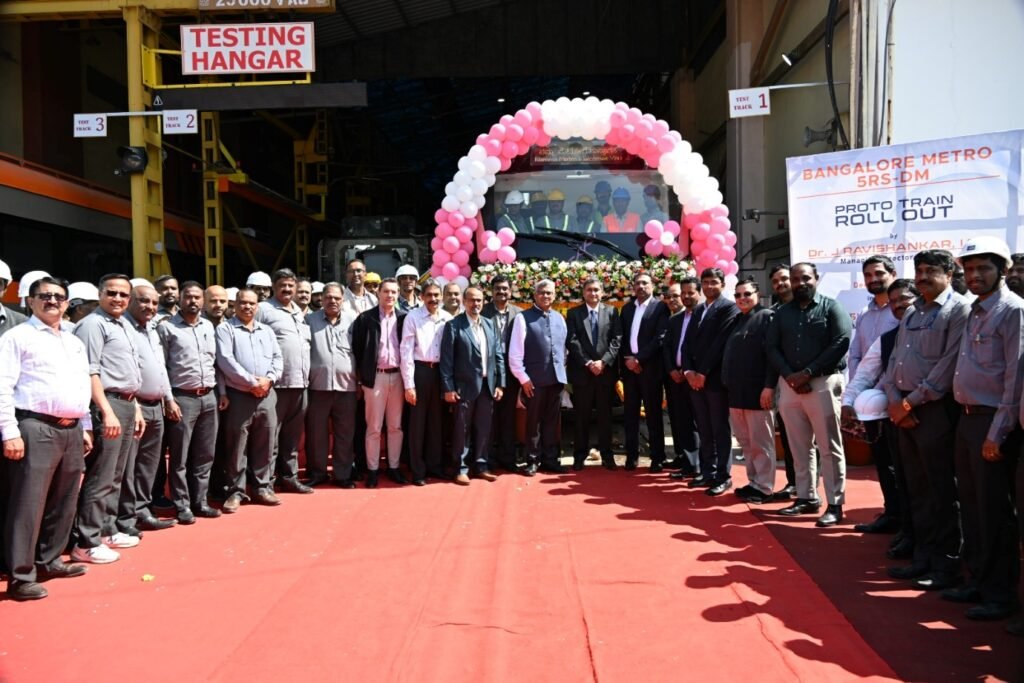 BEML Rolls out Prototype of New Driverless Metro Trainset for BMRCL’s Phase-2 Network 1 2beb3462 55d8 4911 b14d 315c5964cbbb
