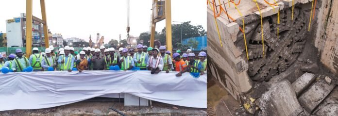 Chennai Metro Phase 2: TBM Breakthrough