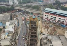 DMRC Completes Tunneling Work Under Red Line at Pulbangash