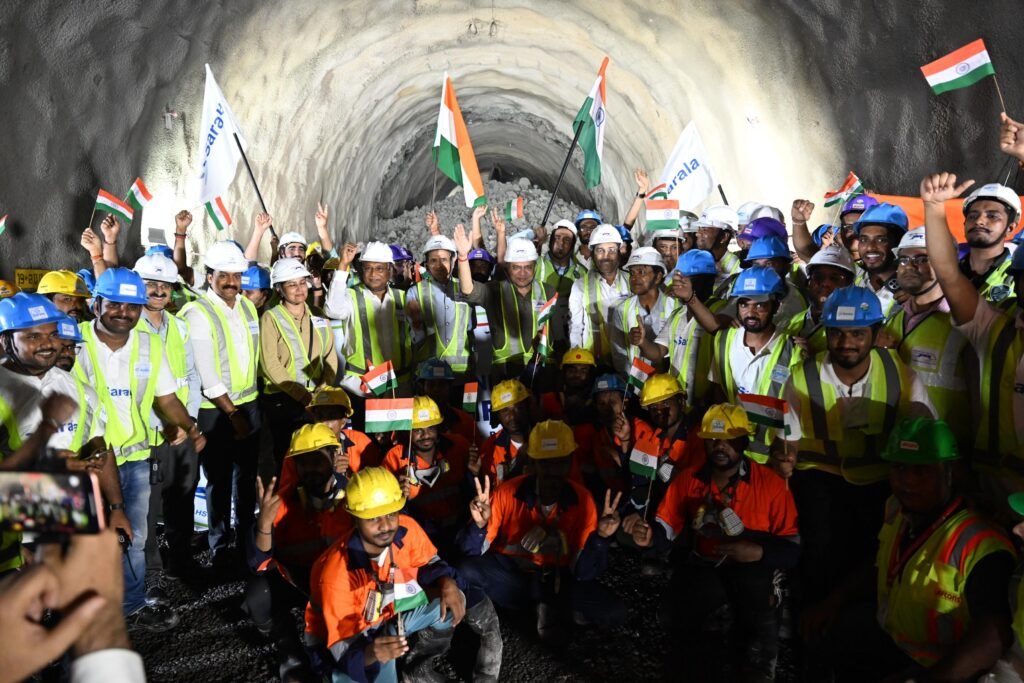 Historic Milestone Major Tunnel breakthrough achieved in Mumbai Ahmedabad Bullet Train Project 0 1