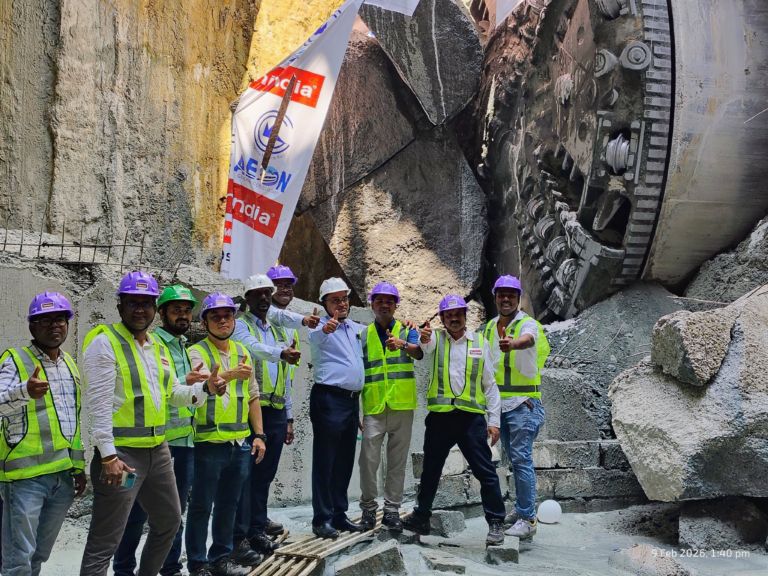 Tunnel Breakthrough Achieved on Chennai Metro Line 4