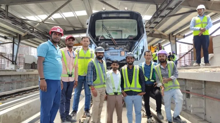 Surat Metro trial runs begin between Dream City and Althan Tenement Station