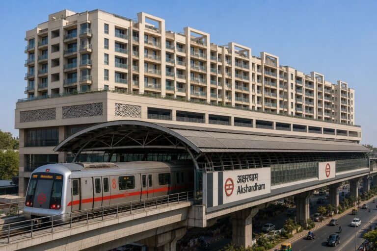 Delhi Metro to build Residential Buildings above stations for housing and revenue