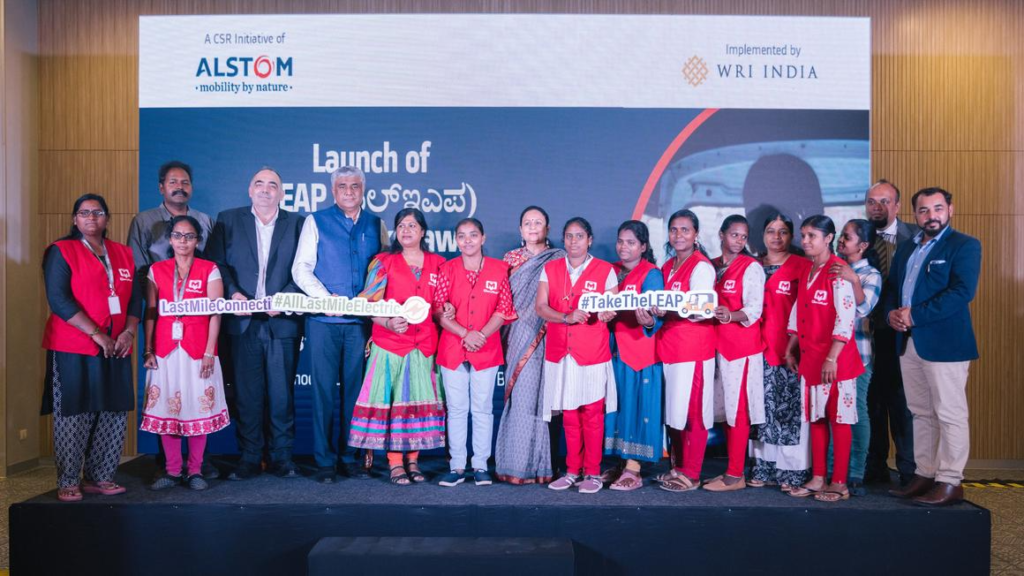 Building the Pillars of Viksit Bharat: Alstom’s Role in Strengthening Urban Rail Mobility and Socio-Economic Development in India 11 Dignitaries from WRI Alstom BM