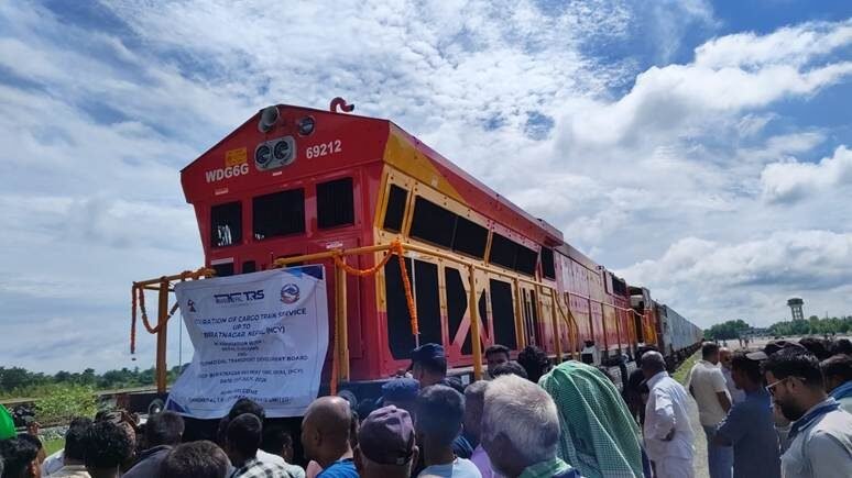 India Nepal Freight train