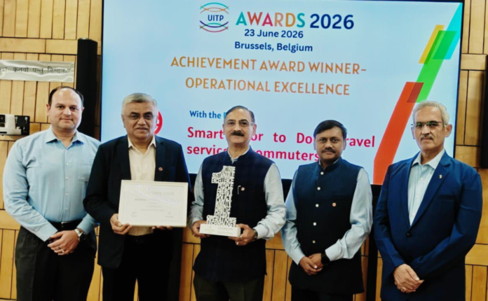 Delhi Metro Rail Corp. Awarded for Operational Excellence by UITP