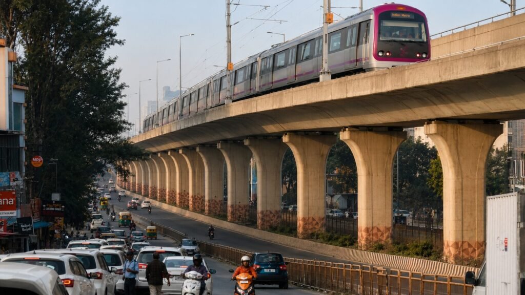 A representational image of Bengaluru Metro