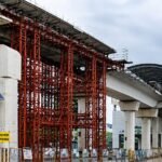 Kolkata Metro Orange Line Chingrighata viaduct completed
