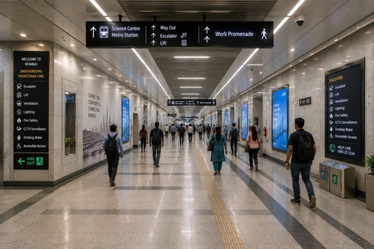 BMC Approves ₹702-Crore Underground Pedestrian Link on Metro Line 3 (Aqua Line)