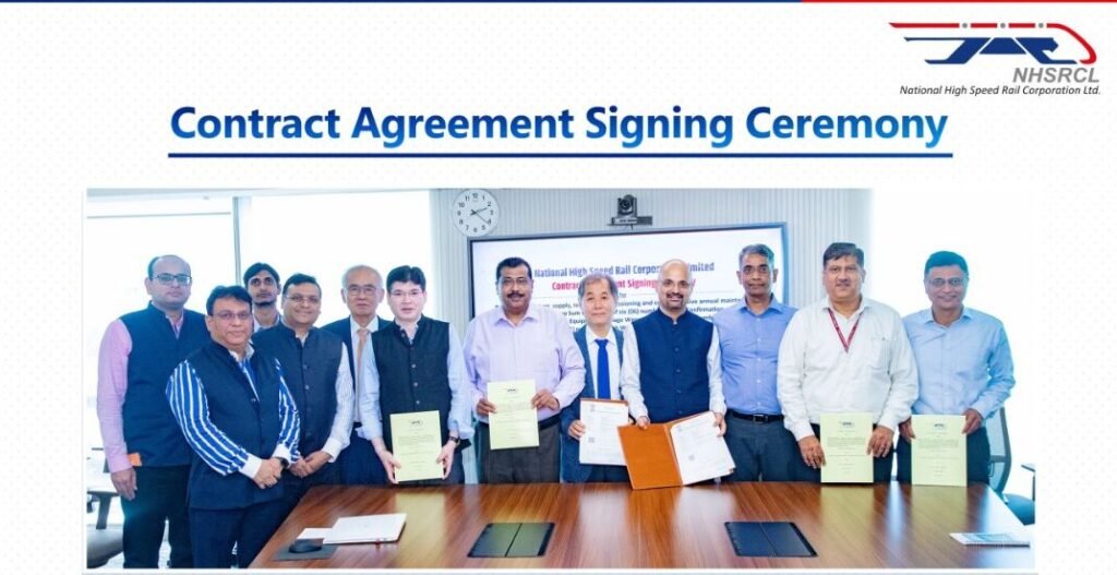 NHSRCL Signs Bullet Train Maintenance Machinery Contract