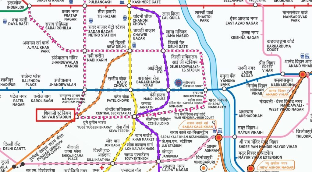 Delhi Metro Map