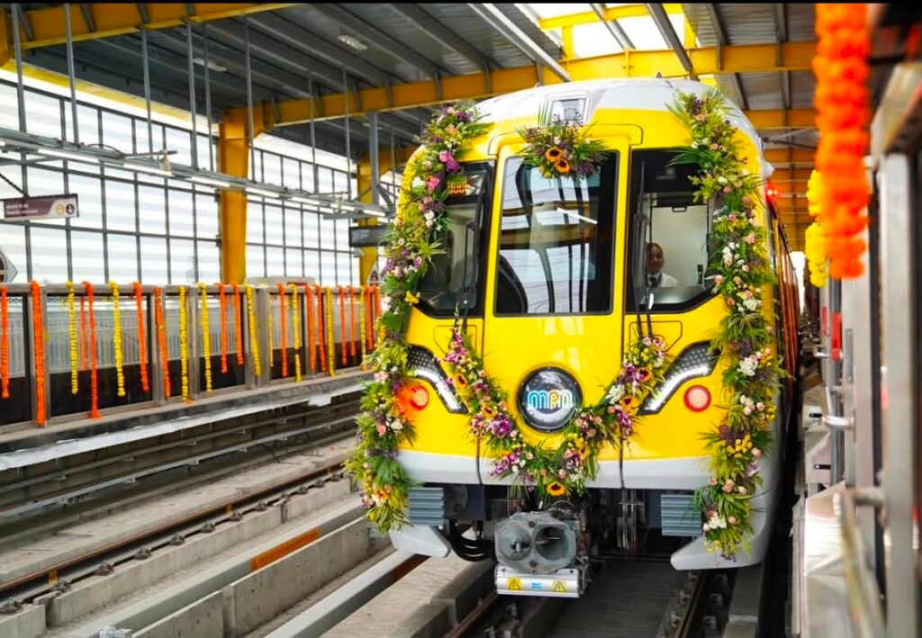 Alstom Indore Metro Yellow Line trainset