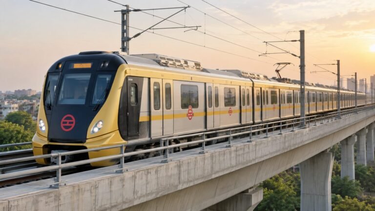 Delhi Metro Golden Line’s Tughlaqabad-Sangam Vihar Stretch Targeted for December 2026 Opening Delhi Metro Golden Line’s Tughlaqabad-Sangam Vihar Stretch Targeted for December 2026 Opening