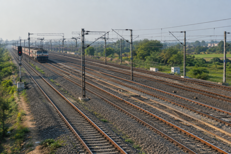 Railway stocks rally up to 4% after CCEA approves 5 multitracking projects in South India Railway stocks rally up to 4% after CCEA approves 5 multitracking projects in South India