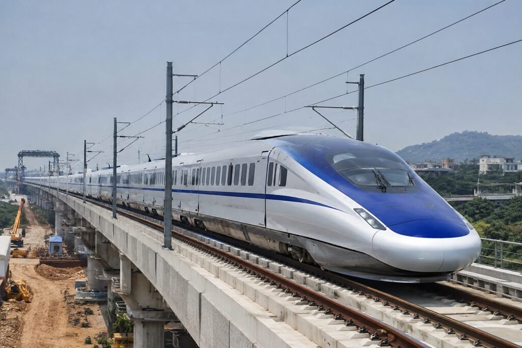 Ahmedabad bullet train station plaza contract NHSRCL