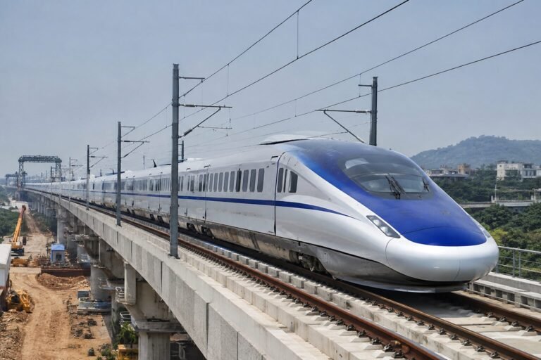 NHSRCL Awards ₹45.63 Cr Ahmedabad Bullet Train Station Plaza Contract to Unique-Siddhi Consortium