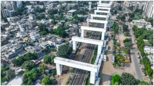 Mumbai-Ahmedabad Bullet Train: All 14 Portal Beams Installed Over Rajdhani Route in Vadodara