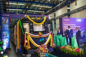 Alstom Rolls Out First Driverless Metropolis Trainset for Mumbai Metro Lines 4 and 4A